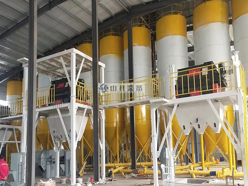 山開裝備：匠心打造高效干混砂漿設(shè)備，助力建筑工業(yè)升級